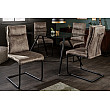 Stolička 41172 Comfort Zamat Taupe antik