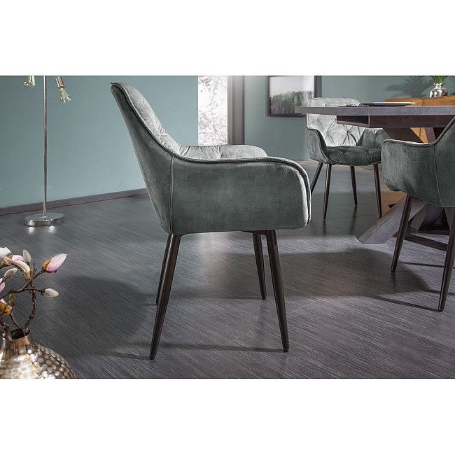 Stolička 41180 Milano Zamat Šedozelená Stolička 41180 Milano Zamat Šedozelená