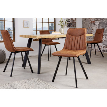 Stolička 41402 Aston Mikrofaser Hnedá