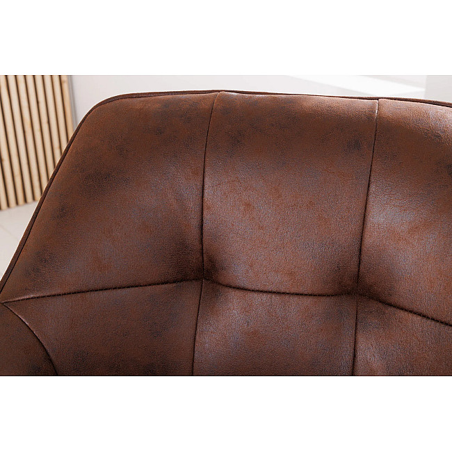 Stolička 42389 Loft Mikrofaser Antik Hnedá