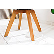 Stolička 42389 Loft Mikrofaser Antik Hnedá