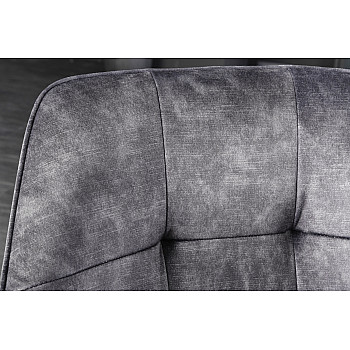 Stolička 42390 Loft Zamat Tmavošedá Stolička 42390 Loft Zamat Tmavošedá