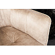 Stolička 42391 Loft Zamat Champagner