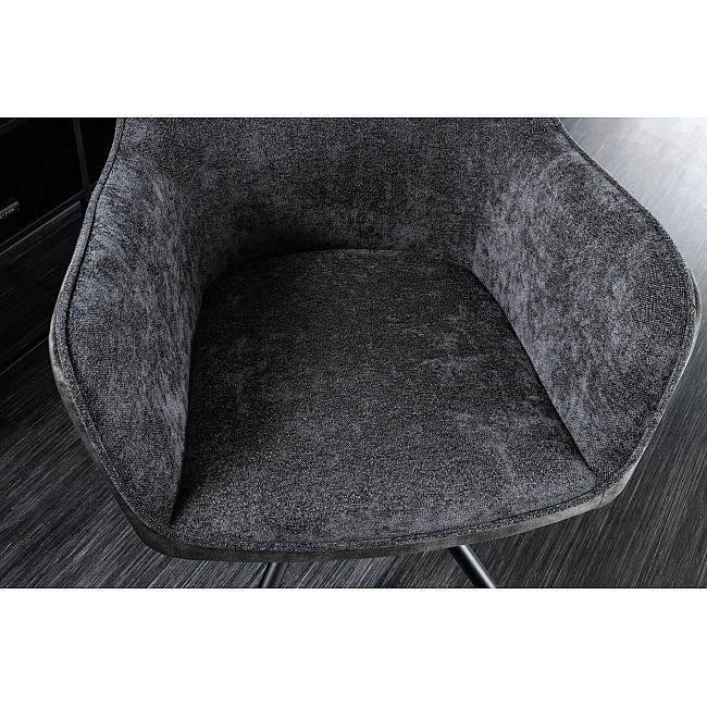 Stolička 44155 Verona látka Tmavošedá + Zamat