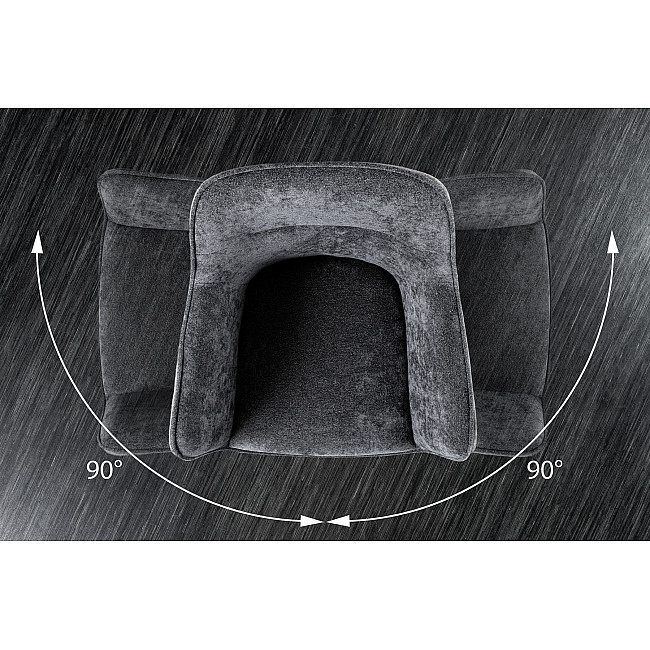 Stolička 44155 Verona látka Tmavošedá + Zamat