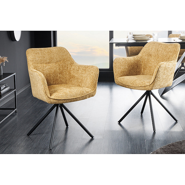 Stolička 44159 Verona látka Žltá