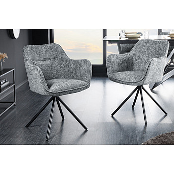 Stolička 44160 Verona látka Šedá