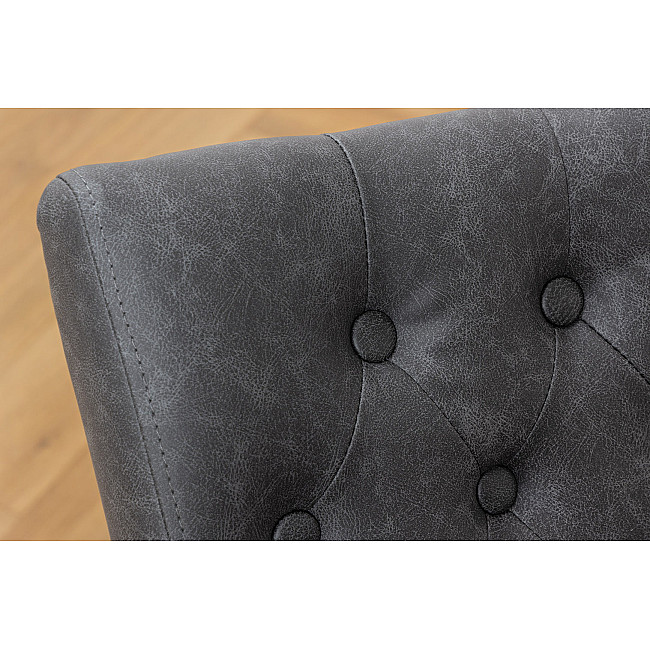 Stolička 44588 Castle Vintage Black