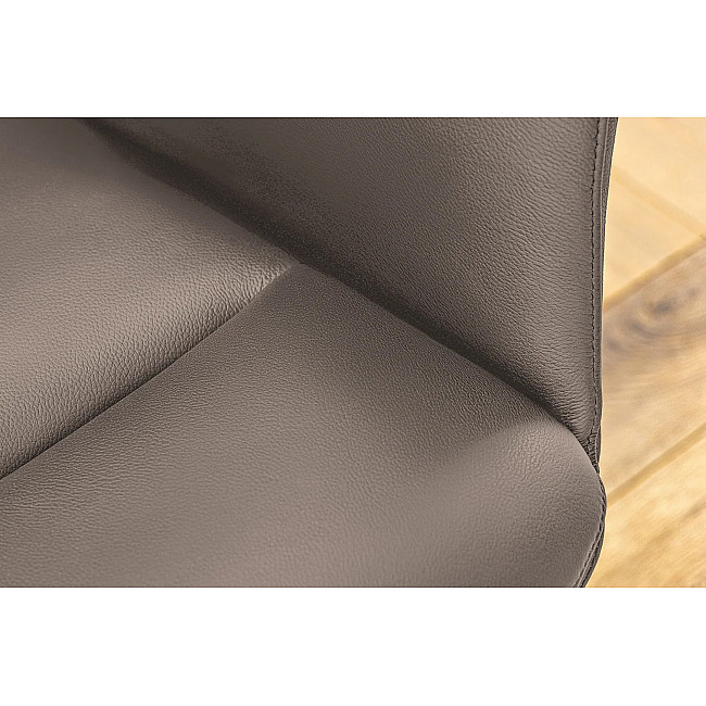 Stolička 45183 Papillon Hnedá kožená - otočná