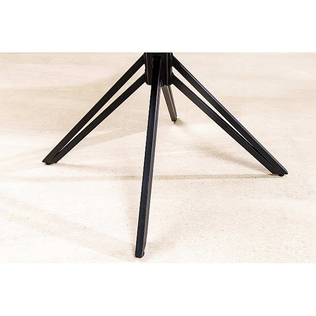 Stolička 45859 Euphoria Čierna kožená - otočná