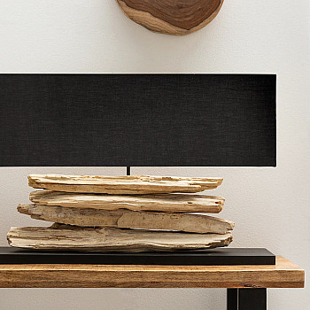 Stolová lampa 17327 Riverine - Čierna