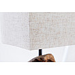 Stolová lampa 19478 Masív drevo Bežová