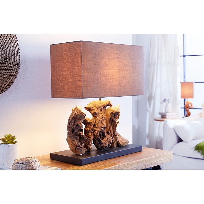 Stolová lampa 20694 Masív drevo