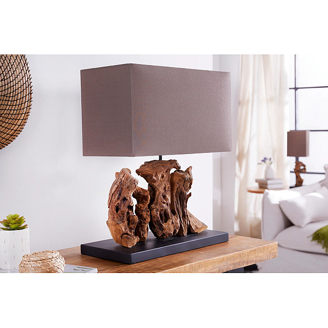 Stolová lampa 20694 Masív drevo