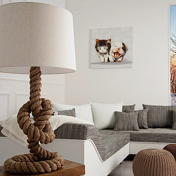 Stolová lampa 30201 Rope Ø29cm