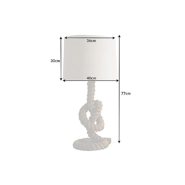 Stolová lampa 30201 Rope Ø29cm