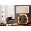 Stolová lampa 36972 Circle teakové drevo Stolová lampa 36972 Circle teakové drevo