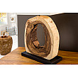 Stolová lampa 36972 Circle teakové drevo Stolová lampa 36972 Circle teakové drevo