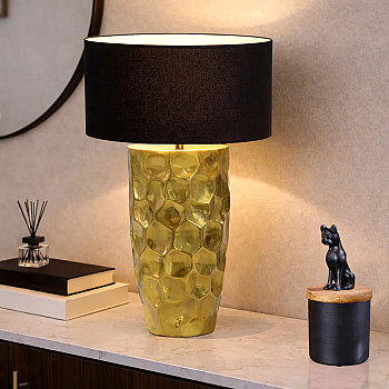 Stolová lampa 46659 Aurelia Zlatá Čierna