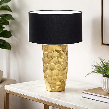 Stolová lampa 46659 Aurelia Zlatá Čierna