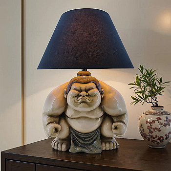 Stolová lampa 48024 Sumo Béžová Čierna