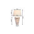 Stolová lampa 48095 Pure Nature Drevo Mango