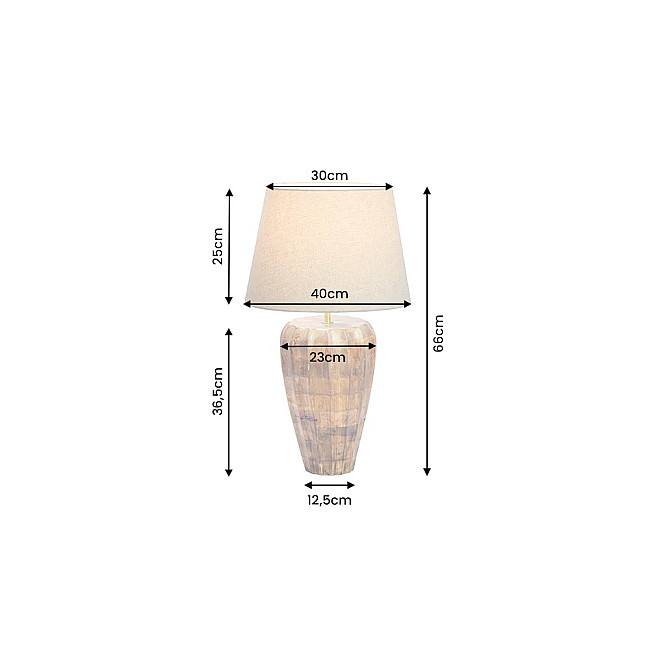 Stolová lampa 48095 Pure Nature Drevo Mango