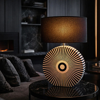 Stolová lampa 48097 Harmony Čierna Biela