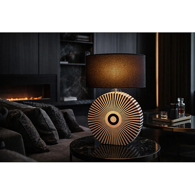 Stolová lampa 48097 Harmony Čierna Biela