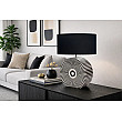 Stolová lampa 48097 Harmony Čierna Biela