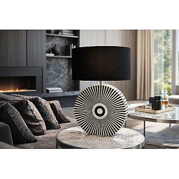Stolová lampa 48097 Harmony Čierna Biela