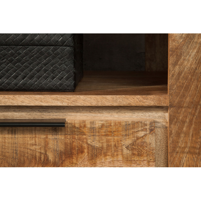 TV-skrinka 38929 170cm Masív drevo Mango Industrial look TV-skrinka 38929 170cm Masív drevo Mango Industrial look