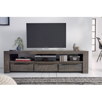 TV-skrinka 39279 170cm Masív drevo Mango Industrial look - PRODUKT JE SKLADOM U NÁS - 2Ks