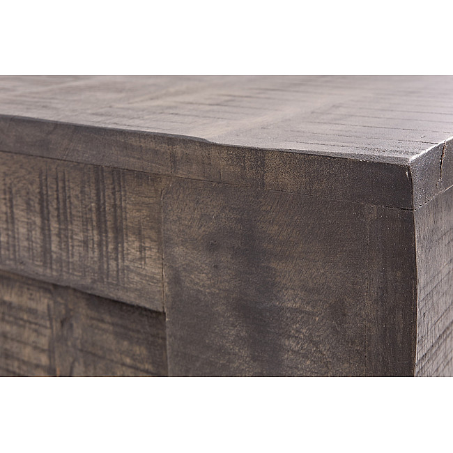 TV-skrinka 39281 130cm Masív drevo Mango Industrial look - PRODUKT JE SKLADOM U NÁS - 1Ks