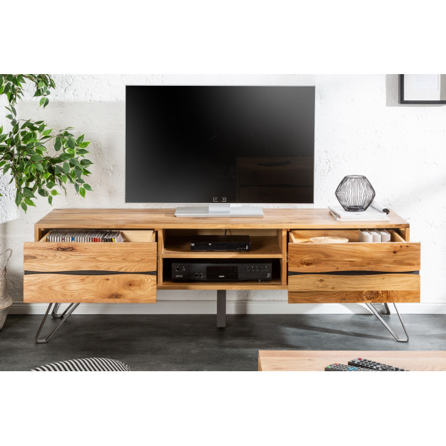 TV-skrinka 39434 160cm Masív drevo Dub TV-skrinka 39434 160cm Masív drevo Dub