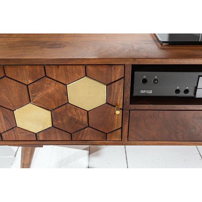 TV-skrinka 39949 140cm Drevo Acacia TV-skrinka 39949 140cm Drevo Acacia