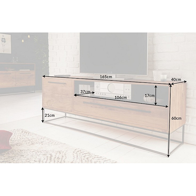TV-skrinka 40296 165cm Drevo Acacia TV-skrinka 40296 165cm Drevo Acacia