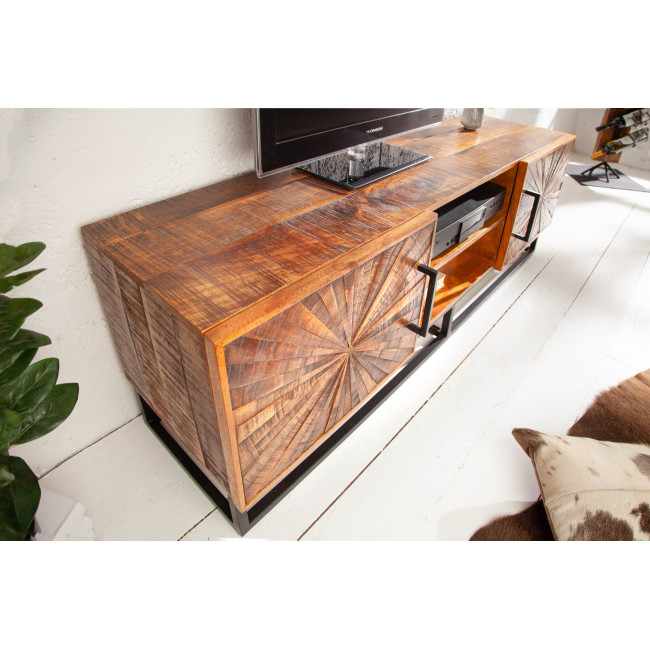 TV-skrinka 40527 145cm Wood Art Drevo Mango Hnedá TV-skrinka 40527 145cm Wood Art Drevo Mango Hnedá