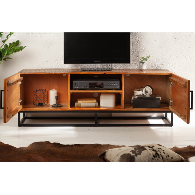 TV-skrinka 40527 145cm Wood Art Drevo Mango Hnedá TV-skrinka 40527 145cm Wood Art Drevo Mango Hnedá