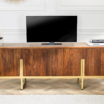 TV-skrinka 43334 Gatsby 160cm Drevo Mango