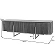 TV-skrinka 43334 Gatsby 160cm Drevo Mango