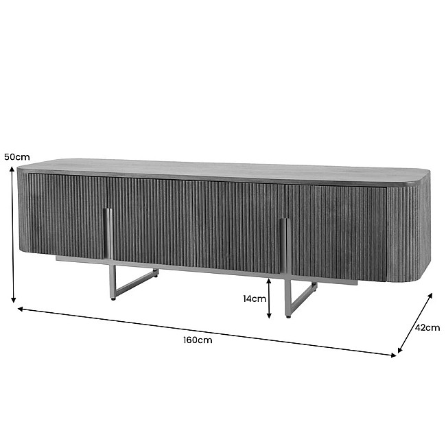 TV-skrinka 43334 Gatsby 160cm Drevo Mango