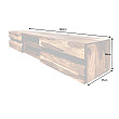 TV-skrinka 43707 Amazonas 160cm Drevo Palisander TV-skrinka 43707 Amazonas 160cm Drevo Palisander