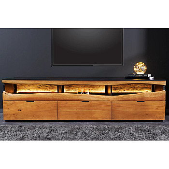 TV-skrinka Grand Acacia 44097 180cm Drevo Acacia
