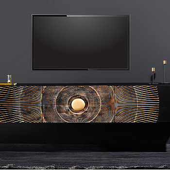 TV-skrinka 44250 Bailey 160cm Drevo Mango