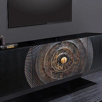 TV-skrinka 44525 Bailey 180cm Drevo Mango