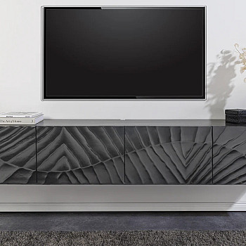 TV-skrinka 44526 Scorpion 200cm Drevo Mango