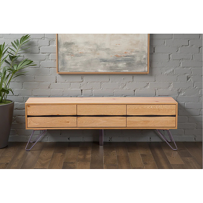 TV-skrinka 46342 Edge 160cm Masív drevo Dub TV-skrinka 46342 Edge 160cm Masív drevo Dub