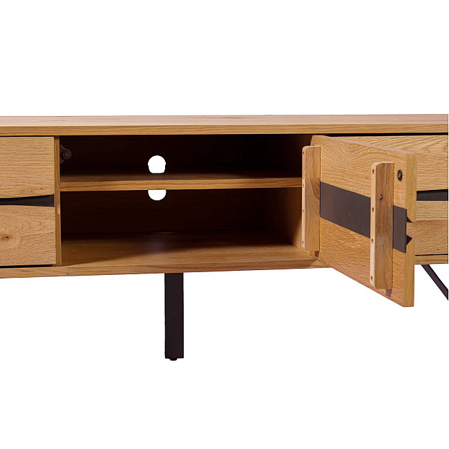TV-skrinka 46342 Edge 160cm Masív drevo Dub TV-skrinka 46342 Edge 160cm Masív drevo Dub