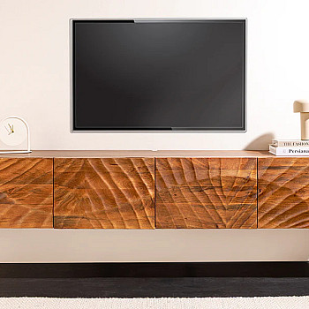 TV-skrinka 46646 Scorpion 200cm Drevo Mango